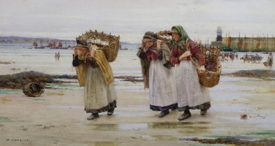 De Kostwinners, of Newlyn Visvrouwen door Walter Langley